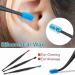 Silicone Double Head Micro-bristle Ear Cleaner - Blue | Reusable, Double Rotating Ear Pick for Gentle Wax Removal - Buy Online on GoSupps.com