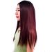 GCX Long Red Straight Hair Wig for Ladies - Fashionable Breathable & Beautiful | International Shipping - Buy Online on GoSupps.com