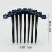 Buy Rhinestone Flower Hair Comb Insert Clip - Blue Hair Accessories for International Shipping - Buy Online on GoSupps.com
