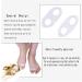 Deaver Double Loop Silicone Gel Toe Separator for Valgus Correction | Unisex Foot Care - 2 Pairs - Buy Online on GoSupps.com