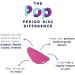 Pop Menstrual Disc - Reusable Medical-Grade Silicone Period Disc | Eco-Friendly Alternative to Tampons & Pads | 6 Tampon Capacity (Small Pink - Buy Online on GoSupps.com