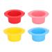 Heat-resistant silicone wax melting shell 4-color range easy cleaning versatile prevents attachment narrow edge suitable for the face