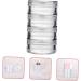 Angoily 12 Sets Eye Cream Box Small Cream Jars Makeup Samples Powders Jar Stackable Round Jars Powder Makeup Buttercream Travel Containers for Toiletries Plastic Storage Bottle Filling - Buy Online on GoSupps.com