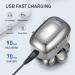 4-in-1 Bald Head Shaver for Men - Wet/Dry Electric Razor, Beard Trimmer Grooming Kit - USB Rechargeable Cordless Shaver with LED Display - Silver - Buy Online on GoSupps.com