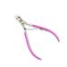 CREDO skin nippers 10 cm POP ART nickel-plated pink