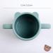 BLUE GINKGO Silicone Toddler Cup - 8oz Training Open Cup with Handles for Toddlers 1-3 | Made in Korea | Green - Buy Online on GoSupps.com
