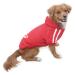 Eastlion Dog Sweater Puppy T-Shirt Warm Pullover Coat Pet Clothes Apparel Red Size LL Red