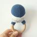 Buy Yuanshenortey Baby Wooden Teether Ring & Crochet Rattle | Safe Infant Chewing & Teething Toy - Shop Worldwide - Buy Online on GoSupps.com