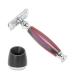 Buy Red Manual Double Edge Razor with Stand for Men & Women - Premium Shaving Experience - Buy Online on GoSupps.com
