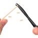 2Pcs Nose Hair Scissors Set for Beard, Moustache, Eyelash & Eyebrow Trimming - Black - Buy Online on GoSupps.com