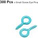 300Pcs Mini Blue Screw Eye Pins Hooks for Jewelry Making DIY Crafts - 5x10x1.2mm Self Tapping Screws | uxcell - Buy Online on GoSupps.com