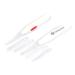 Qtqgoitem Flashlight Earpick Ear Cleaner Earwax Remover Curette Healthy Cleaning Tool 2pcs White (Model: 09b d09 a87 b06 04b)