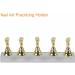 Nail 14 9 2 Display Stand for False Nails Nail Art Practice Gold Magnetic Nail Shelf - Buy Online on GoSupps.com