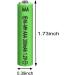 20 Packs 1.2V AAA 300mAh Ni-MH Rechargeable Batteries for Solar Lights Outdoor Garden Solar Light Lamp - Buy Online on GoSupps.com