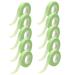 10rouleaux Ruban Adh sif Pour Extensions De Respirant Pour Maquillage Professionnel Et Application De Doux Et Non Irritant 5.5x1.2cm vert 1