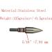 Stainless Steel Archery Field Points 125 Grains - 1 Dozen (12 PCS) T 5/16 for Arrow Target Field Tips and Broadheads - Buy Online on GoSupps.com