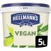 Hellmann's Vegan Mayonnaise 5L Catering Tub - Plant-Based 4.74Kg Vegan Mayonnaise - Buy Online on GoSupps.com