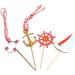 24pcs nautical cake topper nautical cupcake picks nautical theme party picks birthday nautical topper nautical cupcake toppers ocean Insert card - Buy Online on GoSupps.com