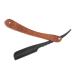 Barber Razor Non-Slip Design Straight Edge Razor Zinc Alloy Shaving Head Manual Vintage for
