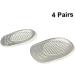 Beaupretty Silicone Heel Pads - Comfort Insoles for Shoes | 4 Pairs of Half Insoles - Size 2 - White - International Shipping Available - Buy Online on GoSupps.com