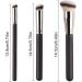 3-Piece Makeup Brush Set - Concealer Brush and Foundation Brush with Soft Synthetic Fibre for Liquid Foundation and Concealer - Buy Online on GoSupps.com