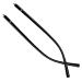 Munani glasses arm leg glasses replacement glass of glasses glasses spectacle replacement accessories 1 pair of plastic glasses-brilliant glasses replacement bars light black