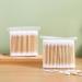Baqi 1200 Biodegradable Bamboo Cotton Swabs - Double Head Natural Wood Ear Cleaning & Makeup Tool - Buy Online on GoSupps.com