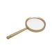 Magnifying Glass High Magnification Handheld Magnifier 20x HD Suitable for Viewing Books Newspapers maps Electronics Miniature Models. (Color : Small) Made in China