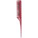 Teasing Comb 3 Rows of Teeth Tail Comb for Volume and Styling Precision(Red) - Buy Online on GoSupps.com
