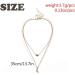 Edary Boho Moon Heart Pendant Necklace - Gold Jewelry Accessories for Women | International Shipping - Buy Online on GoSupps.com