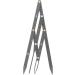 Eyebrow Makeup Ruler Stainless Steel Golden Ratio Eyebrow Measurement Ruler Eyebrow Makeup Measure Tool(Black) - Buy Online on GoSupps.com