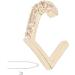 Hip Hop Tooth Removable Teeth Brace Decoration for Costume Party with Unique Appearance (Gold) J Gold - Buy Online on GoSupps.com