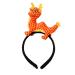 TQUXNGA Chinese Seraphim Headband for Women Girls Cute Dragon Chinese Zodiac Headwear Plush Dragon for New Year Party Red