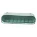 KOMBIUDA 1 PC Slide Egg Collection bandejas para comida Household Egg Organizer Double Layer Food Container Green 28.5X15CM