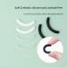 rongweiwang 10piece Wide Application Eyelash Curler Replacement Refill Pads Soft And Durable Safety And Reliable Silica Gel Curved Blue - Buy Online on GoSupps.com