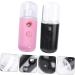 Baluue 6 Pcs Spray Hydrating Apparatus Handheld Sprayer Facial Mister Steamer for Face Bottle Black Plastic 10.5x3.5cmx3pcs - Buy Online on GoSupps.com