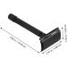 Beaupretty 3ST Manual Razor - Men's Face & Beard Safety Razor with Steel Twin-Edged Blades | Stylish Aluminum Alloy Handle | International Shipping Available - Buy Online on GoSupps.com