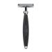 Edwin Jagger Bulbous De Razor - Safety Razor Double Edge Razor Wet Shaving Razors (Black)