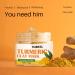 Turmeric Clay Mask with Vitamin C & Aloe - Moisturizing & Whitening Face Mask for All Skin Types (50g) - International Shipping - Buy Online on GoSupps.com