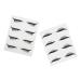 NOLITOY Makeup Eyeliner 8 Pairs Glitter Eyeliner Stickers Adhesive Eyeline Sticker Eyeliner Tape Miss Chic Fake Eyelashes 1 count (Pack of 1) As Shown