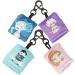 Buy Healvian 4pcs Glasses Cleaning Cloth Keychain - Portable Screen Lens Cleaner Wipes for Eyeglasses Camera and Cell Phone - Ideal for Travel - Buy Online on GoSupps.com