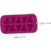 HOMSFOU 6 Pcs Silicone Chocolate Mold Silicone Baking Halloween Fondant Halloween Chocolate Polymer Clay Molds Jelly Molds Desserts Molds Bath Purple Silica Gel Tool Multifunction 21X11X2CMx3pcs Purplex3pcs - Buy Online on GoSupps.com