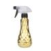 FRCOLOR Shaper Hairspray Golden Plastic Empty Spray Bottle Refillable Water Sprayer Watering Can Travel Spray Bottles Plant Mister for Garden Home Travel Hairspray