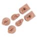 Handcrafted Silicone Human Ear Model - 3 Pairs for Acupuncture Training (Medium Skin Color) - Buy Online on GoSupps.com