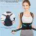 Back posture correction with spinal support correction with anti hunchback corrector (black Large) Large Black - Buy Online on GoSupps.com