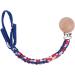 Buy GLASSNOBLE Beech Wood Pacifier Chain | Woven Cotton Clips & Nipple Holder | Durable & Stylish Baby Essentials  - Buy Online on GoSupps.com