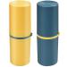 2 pieces toothbrush cup travel plastic toothbrush mug with lid portable mouthwear storage for toothbrushes toothpaste dental for camping business trips at home