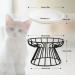 Wellbro Elevated Ceramic Cat Bowl with Metal Stand - Raised Pet Feeding Station for Indoor Cats, Kittens, Puppies, and Small Dogs - Dishwasher Safe - Buy Online on GoSupps.com