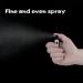 Fivexing 2Pcs Refillable Perfume Atomizer Bottles - Portable Mini Spray Dispensers for Travel - 5ml/0.2oz (Black) - Buy Online on GoSupps.com
