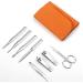 Nail Clippers Set Manicure Pedicure Personal Care Set Built in Nail File Man Portable 8 Piece Orange Travel Travel - Buy Online on GoSupps.com
